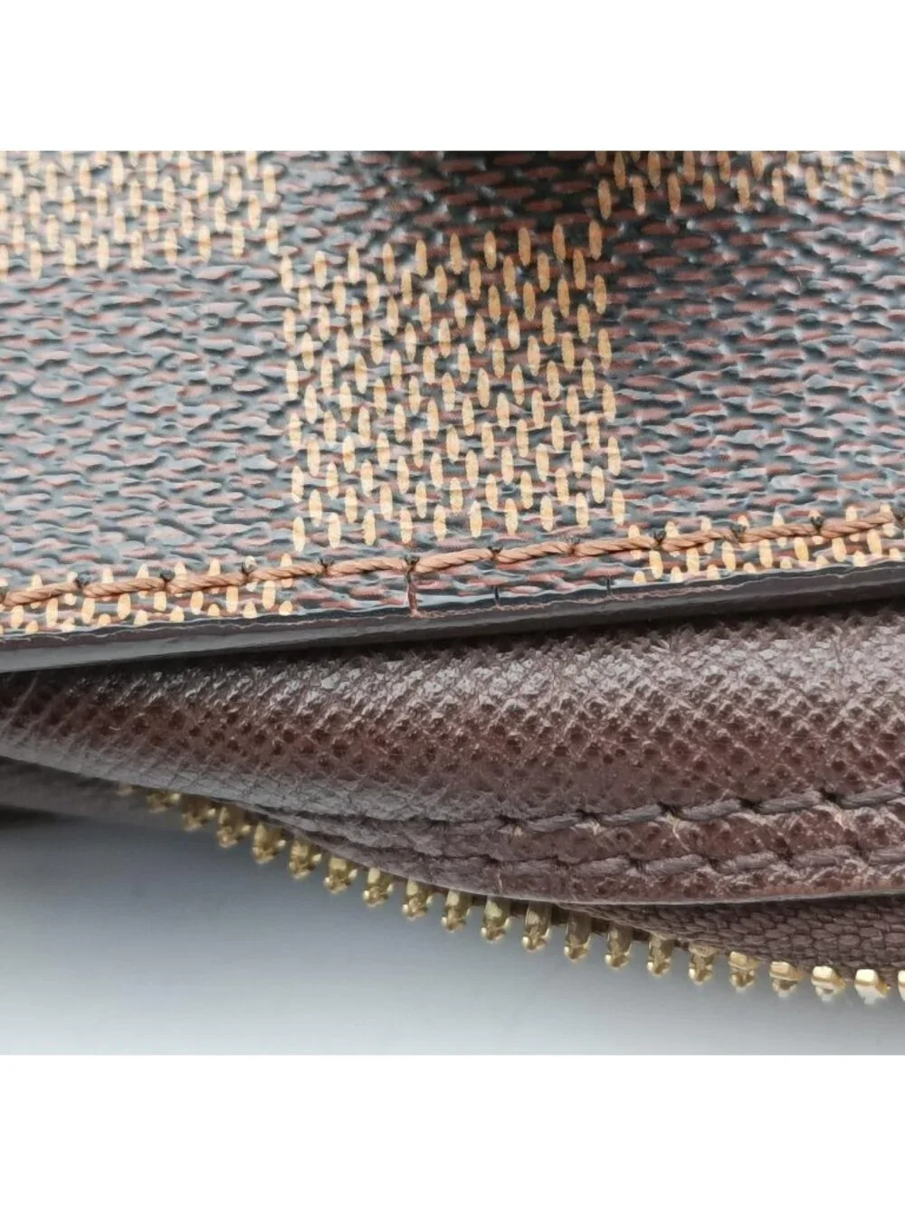 Louis Vuitton Triana Ebene Damier Canvas Handbag
